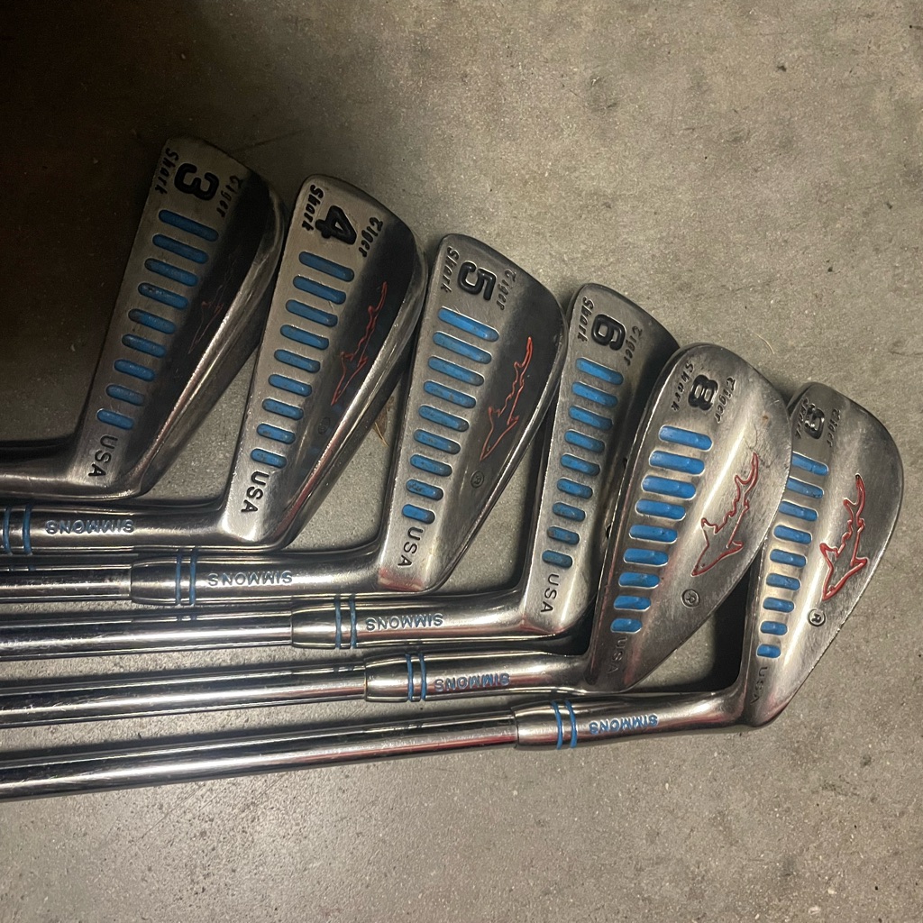 Simmons Tiger Shark 6 Pc Iron Set Regular Flex Steel Shafts Simmons Tiger Shark 6 Pc Iron Set Regular Flex Steel Shafts